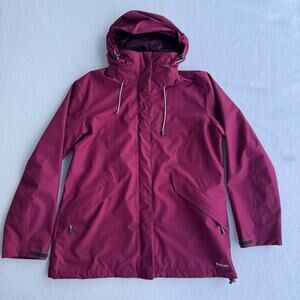 Rohan Waterproof Atlas Jacket Barricade Women’s M Medium Red Maroon Pink